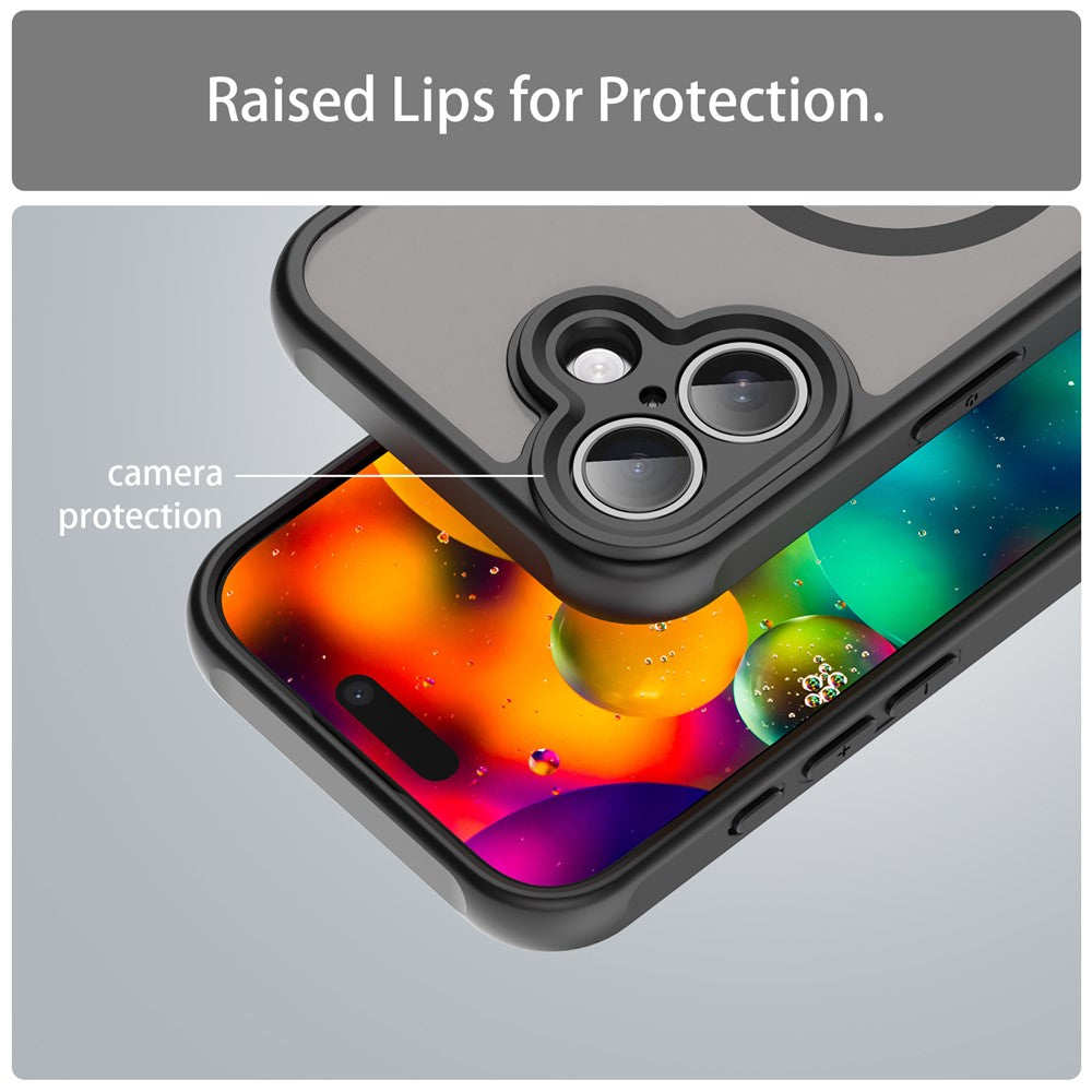 PC + TPU Matte Case Compatible with MagSafe - For iPhone 17
