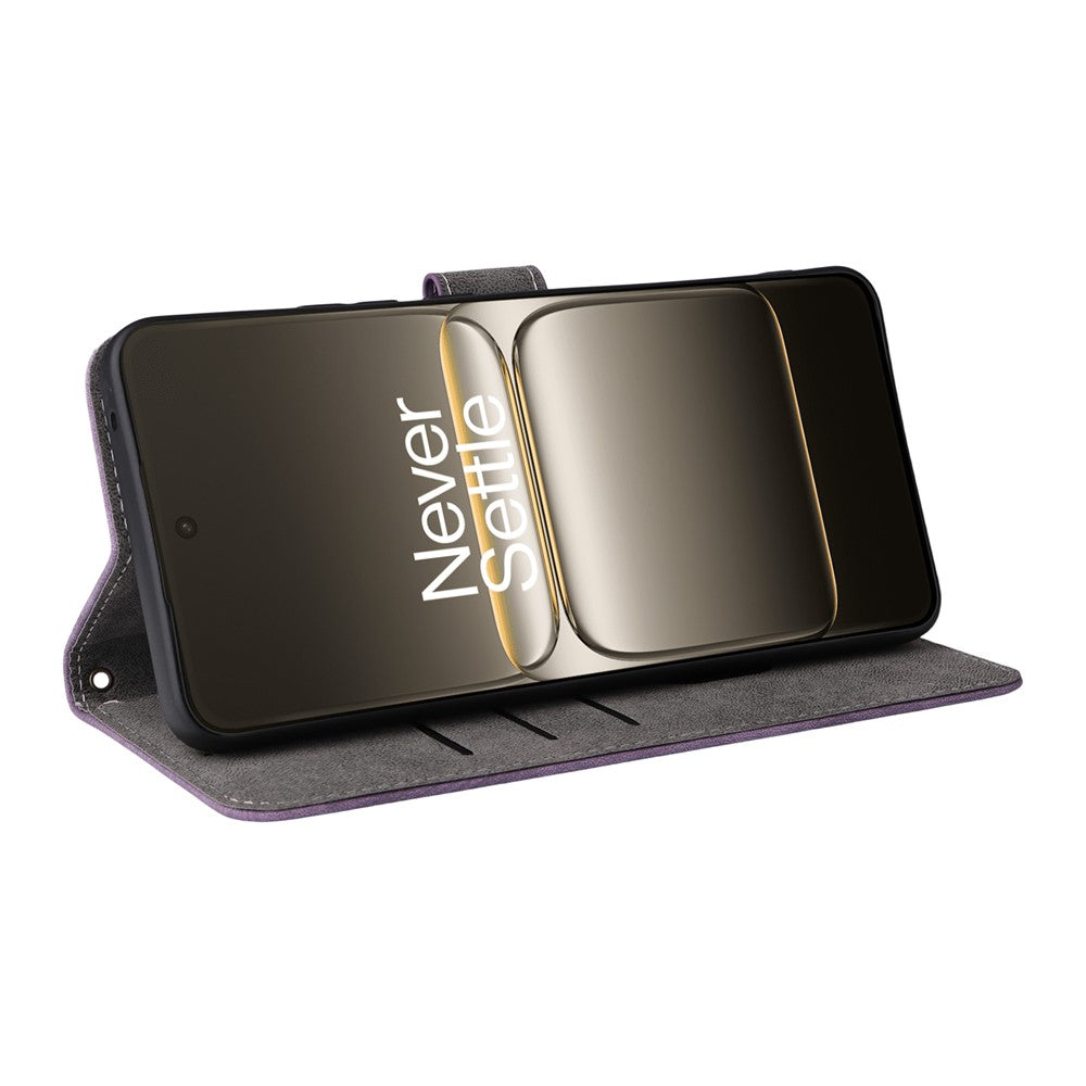 Wallet RFID Blocking PU Leather Cover with Strap - For OnePlus Nord CE5 / Ace 5 Racing
