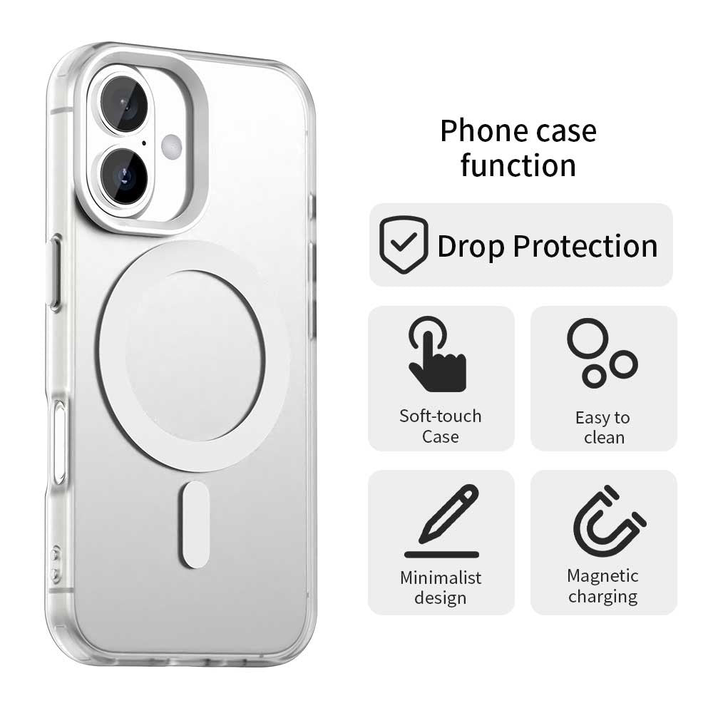 Candy PC + TPU Case Compatible with MagSafe - For iPhone 17