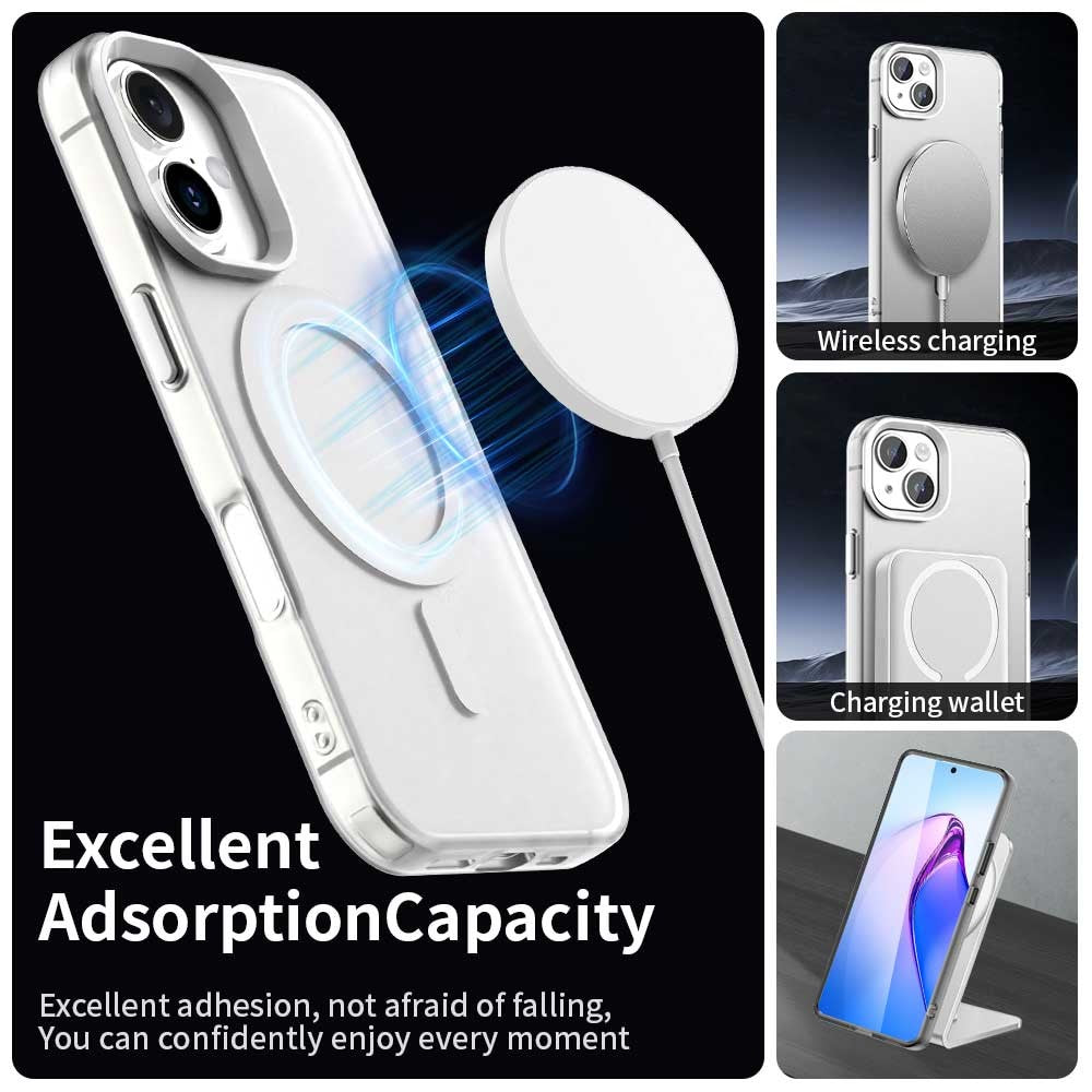 Candy PC + TPU Case Compatible with MagSafe - For iPhone 17