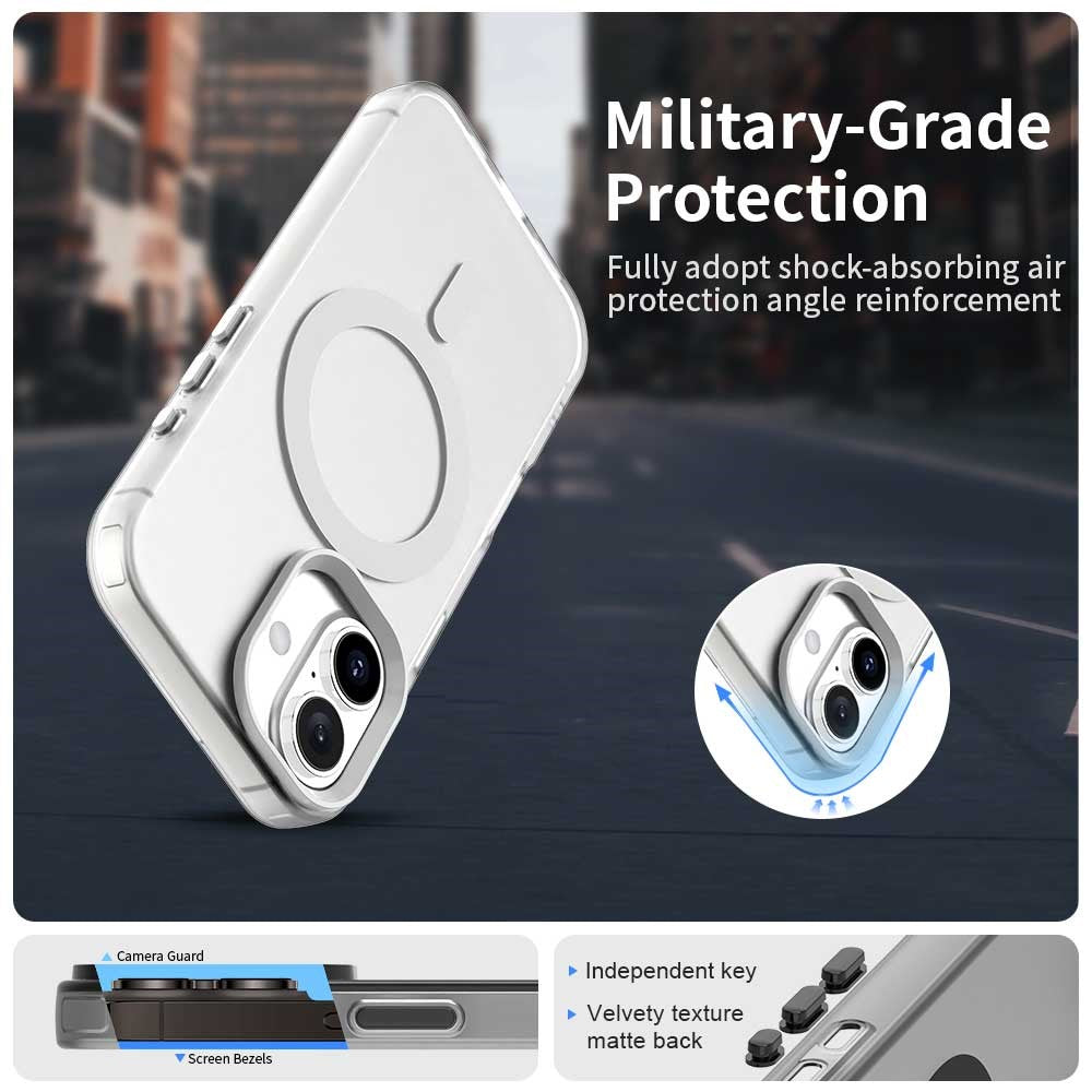 Candy PC + TPU Case Compatible with MagSafe - For iPhone 17
