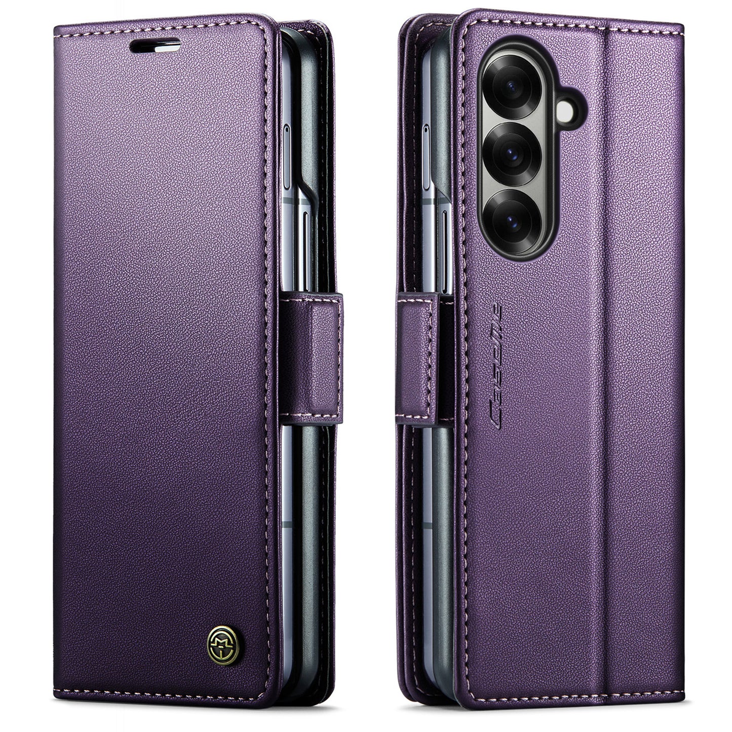 CaseMe 023 Series RFID Blocking PU Leather Wallet Case - For Samsung Galaxy Z Fold7