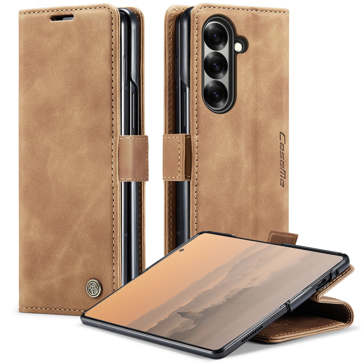 CaseMe 013 Series PU Leather Wallet Case - For Samsung Galaxy Z Fold7