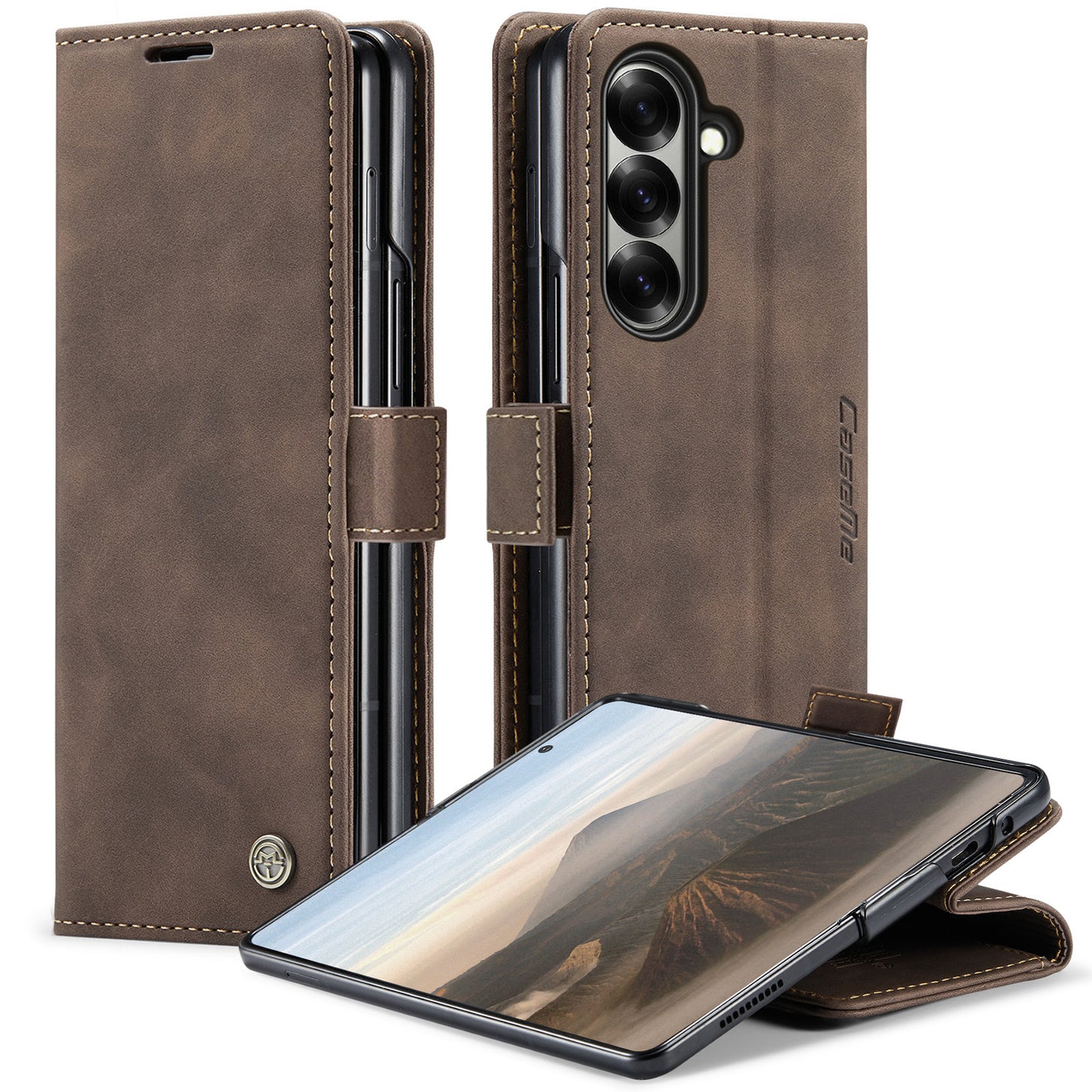 CaseMe 013 Series PU Leather Wallet Case - For Samsung Galaxy Z Fold7