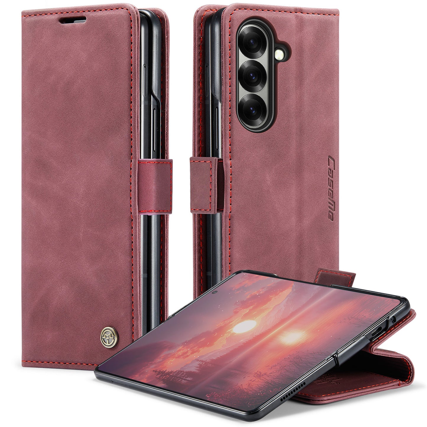 CaseMe 013 Series PU Leather Wallet Case - For Samsung Galaxy Z Fold7