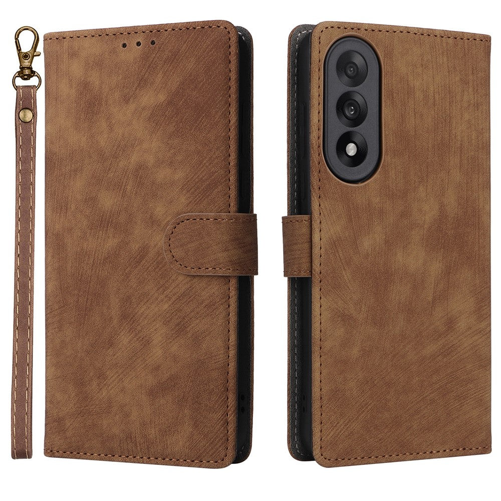 Wallet RFID Blocking PU Leather Cover with Strap - For OnePlus Nord 5 / Ace 5 Ultra