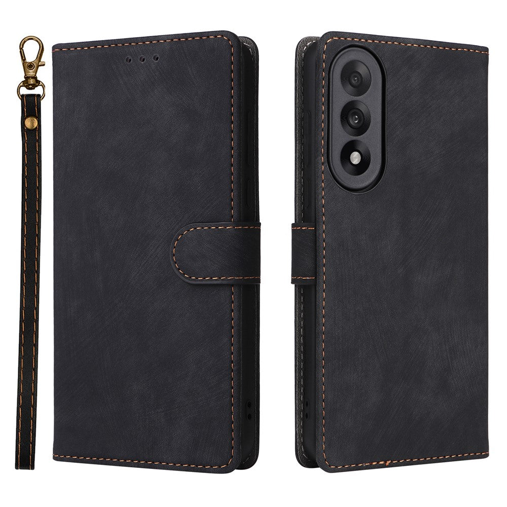 Wallet RFID Blocking PU Leather Cover with Strap - For OnePlus Nord 5 / Ace 5 Ultra