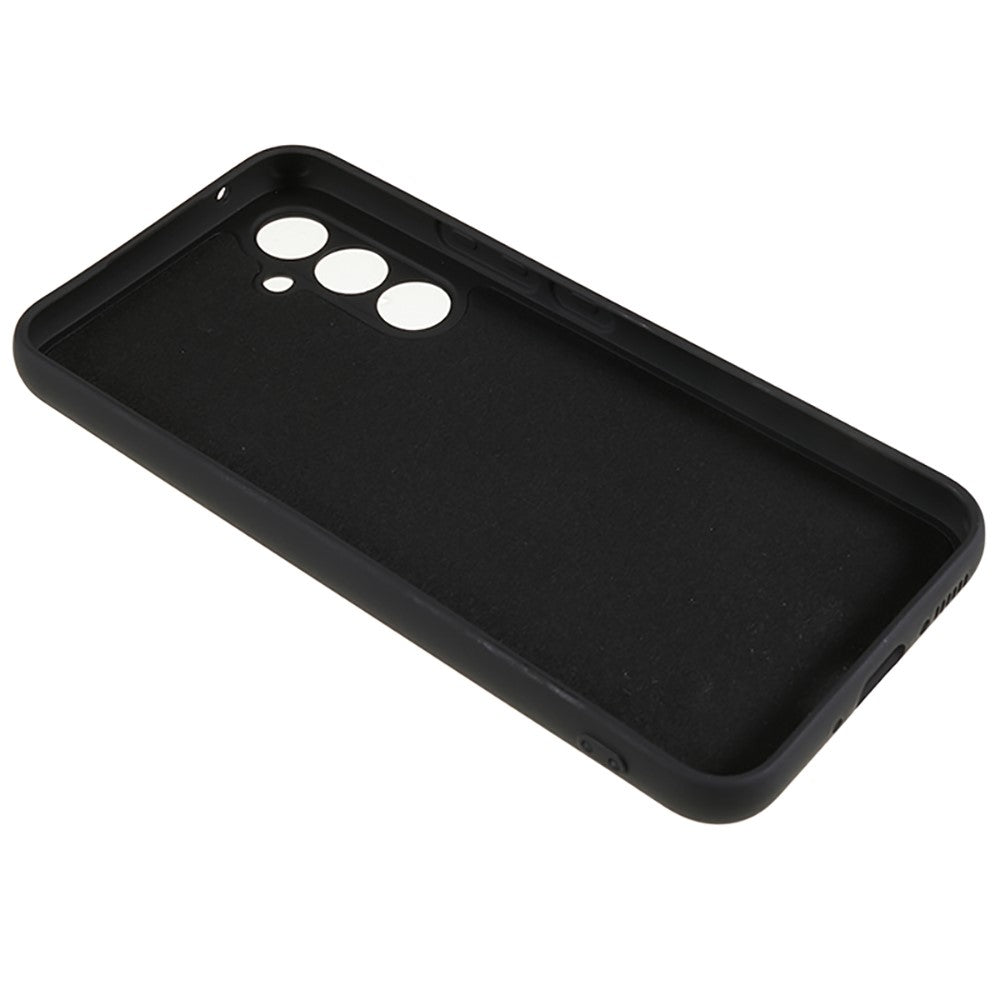 TPU Back Soft Case Fiber Lining Phone Cover - For Samsung Galaxy S25 FE