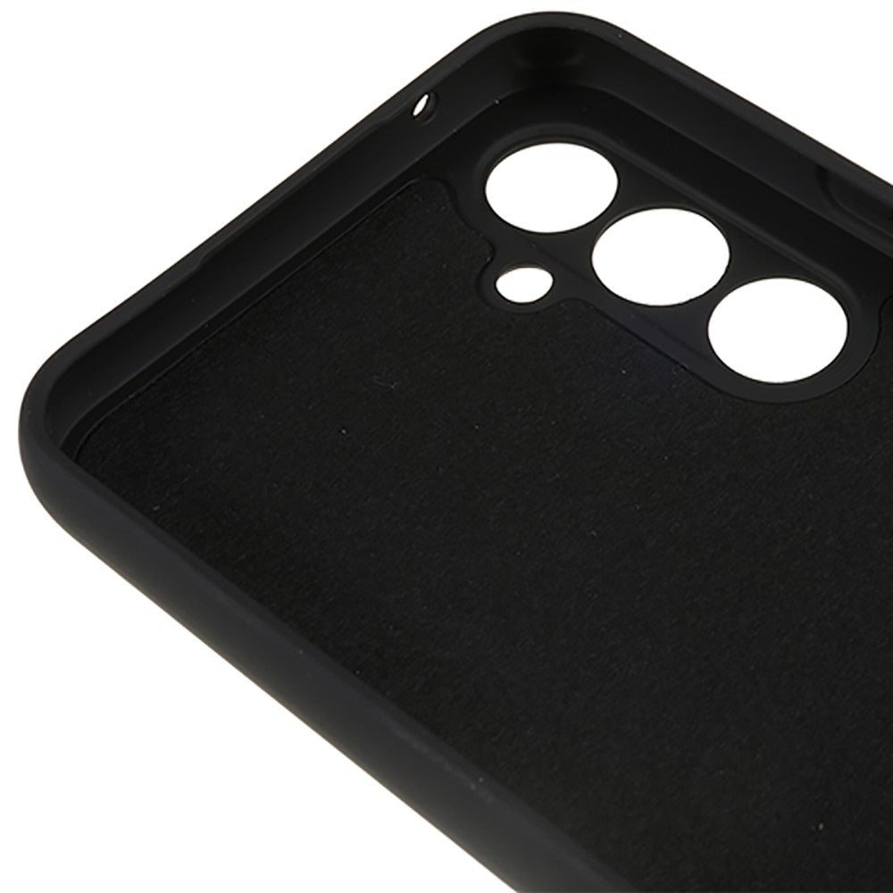 TPU Back Soft Case Fiber Lining Phone Cover - For Samsung Galaxy S25 FE