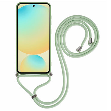 Flexible TPU Fiber Lining Crossbody Case - For Samsung Galaxy S25 FE