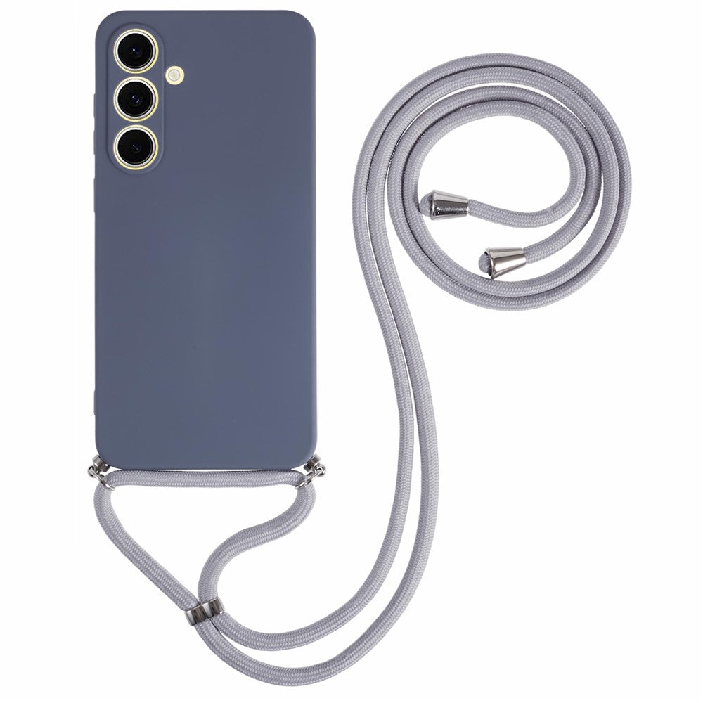 Flexible TPU Fiber Lining Crossbody Case - For Samsung Galaxy S25 FE