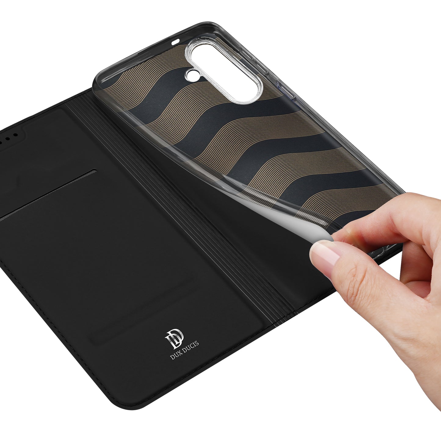 Dux Ducis Skin Pro Series PU Leather Wallet Case - For Samsung Galaxy S25 FE