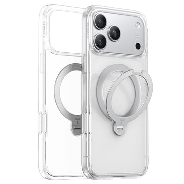 TORRAS Ostand Q3 Spin Series Case Compatible with MagSafe PC+TPU Case - For iPhone 17 Pro