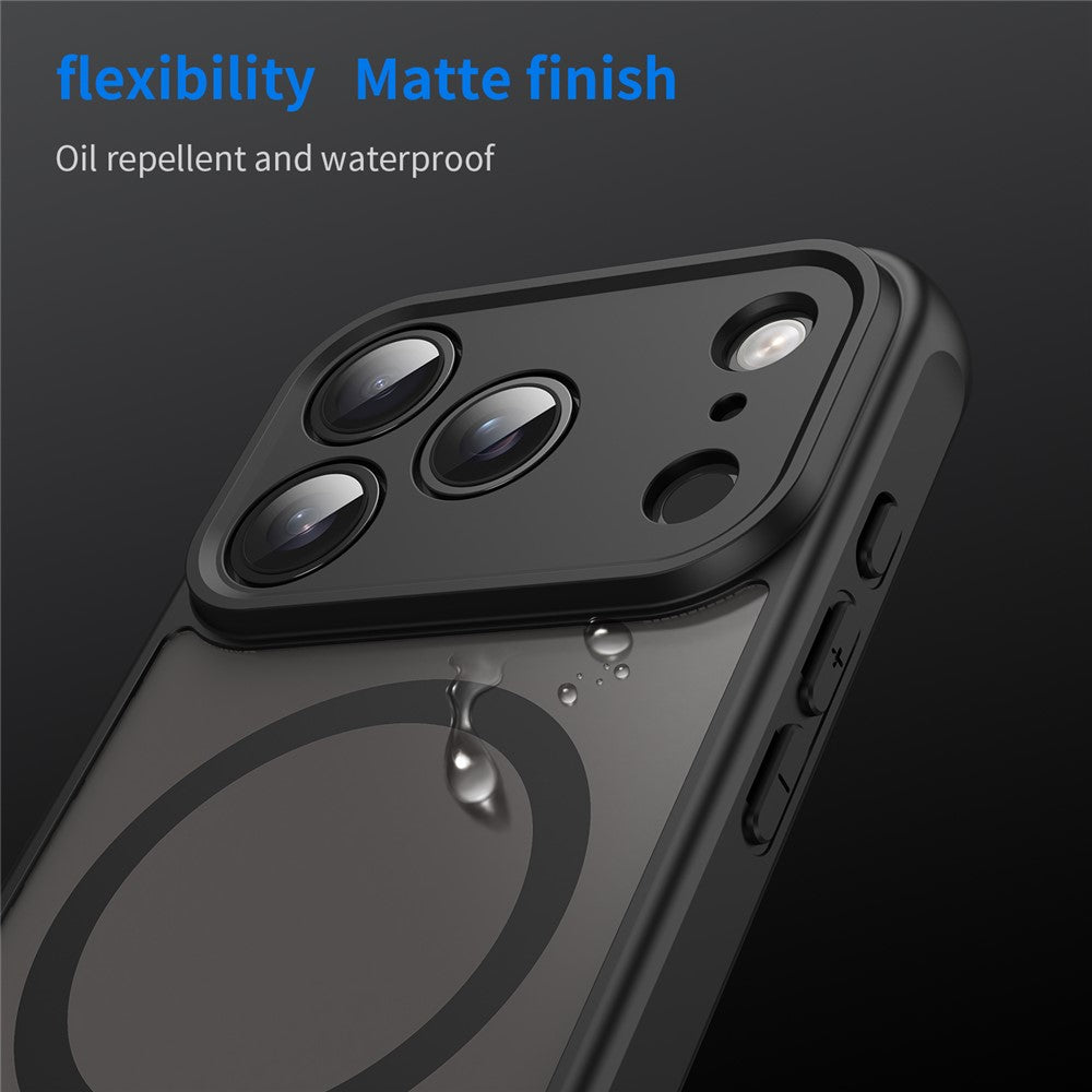 PC + TPU Matte Case Compatible with MagSafe - For iPhone 17 Pro