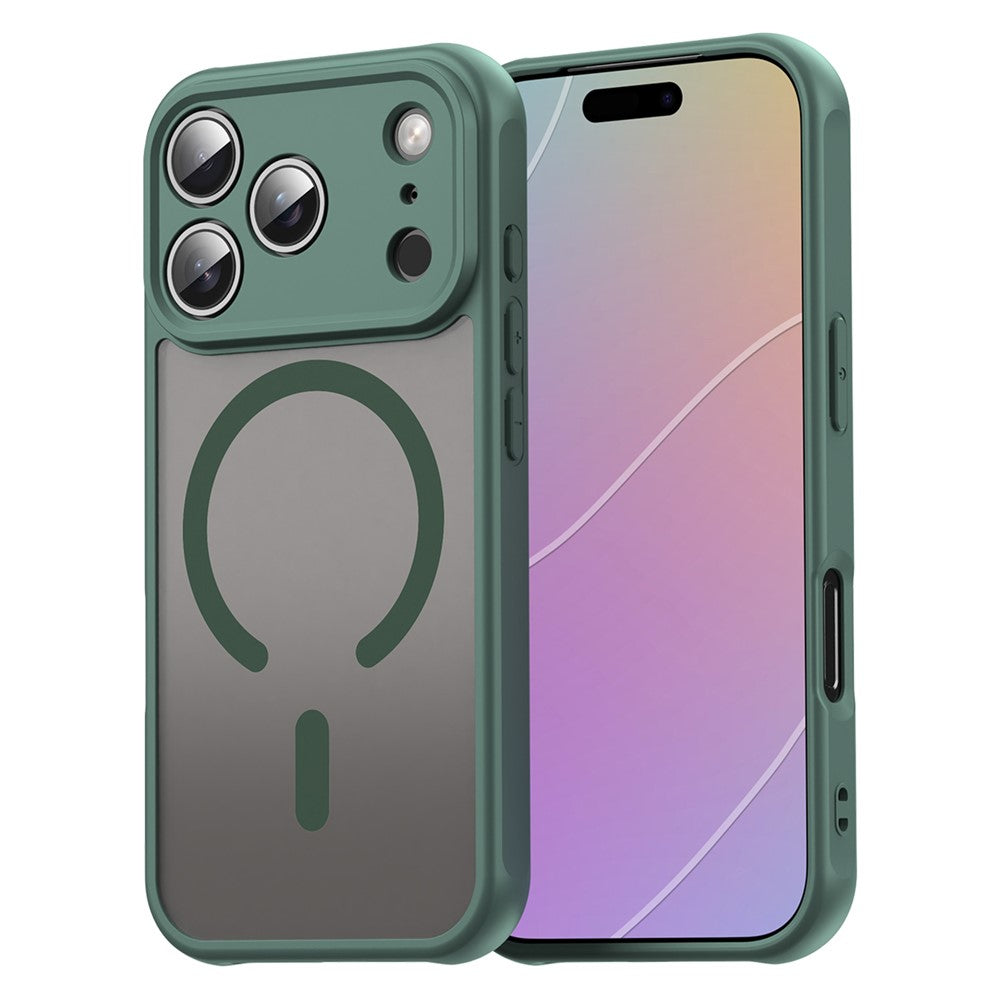 PC + TPU Matte Case Compatible with MagSafe - For iPhone 17 Pro