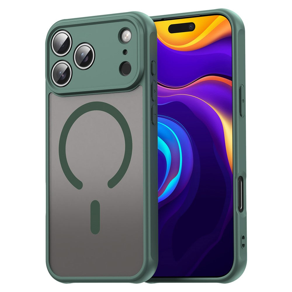 PC + TPU Matte Case Compatible with MagSafe - For iPhone 17 Pro Max