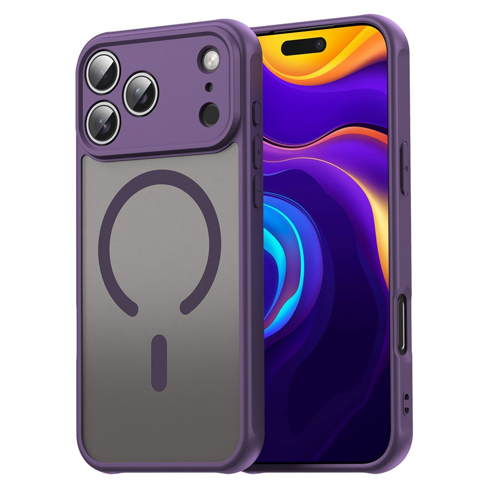 PC + TPU Matte Case Compatible with MagSafe - For iPhone 17 Pro Max