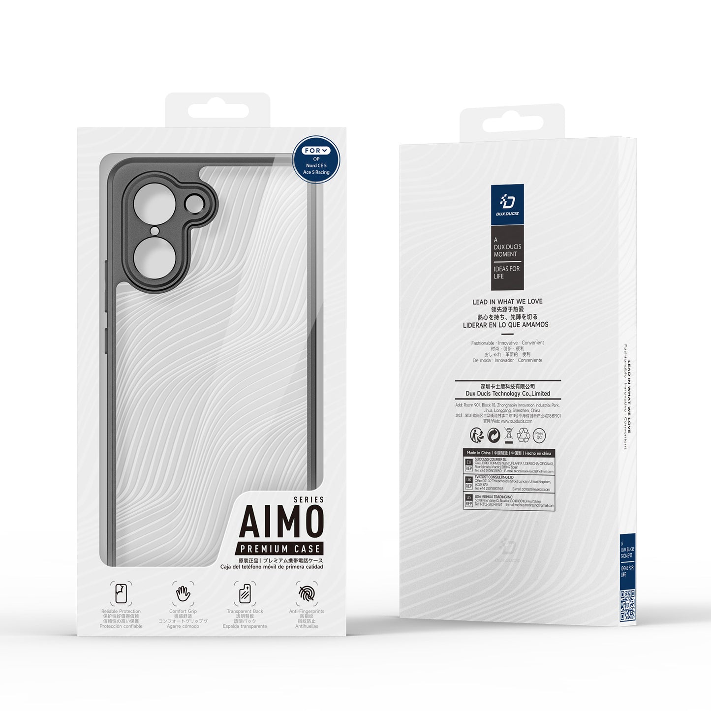 Dux Ducis Aimo Series TPU+PC Cover (REACH Certification) - For OnePlus Nord CE5 / Ace 5 Racing