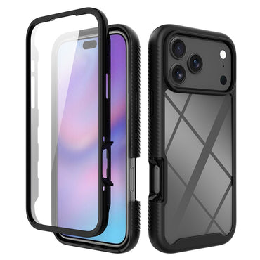 Front & Back PC + TPU Clear Case - For iPhone 17 Pro Max