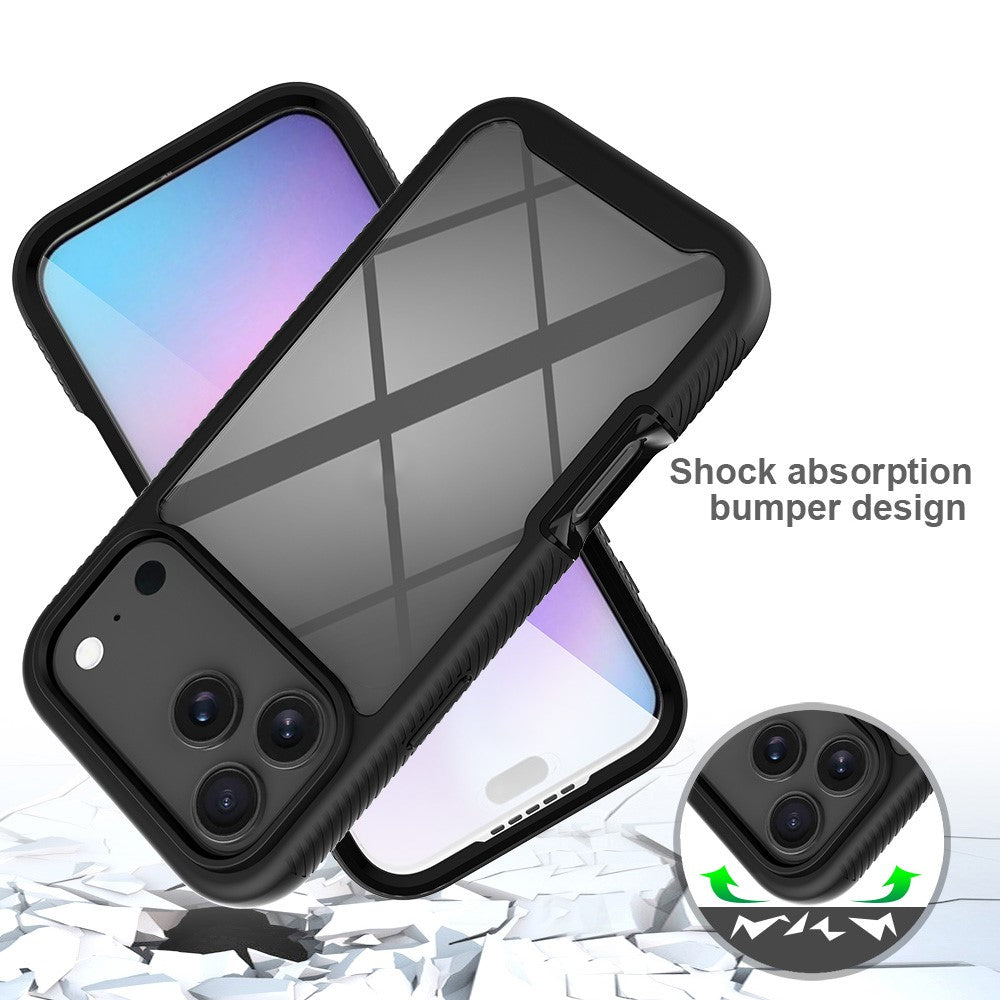 Front & Back PC + TPU Clear Case - For iPhone 17 Pro Max