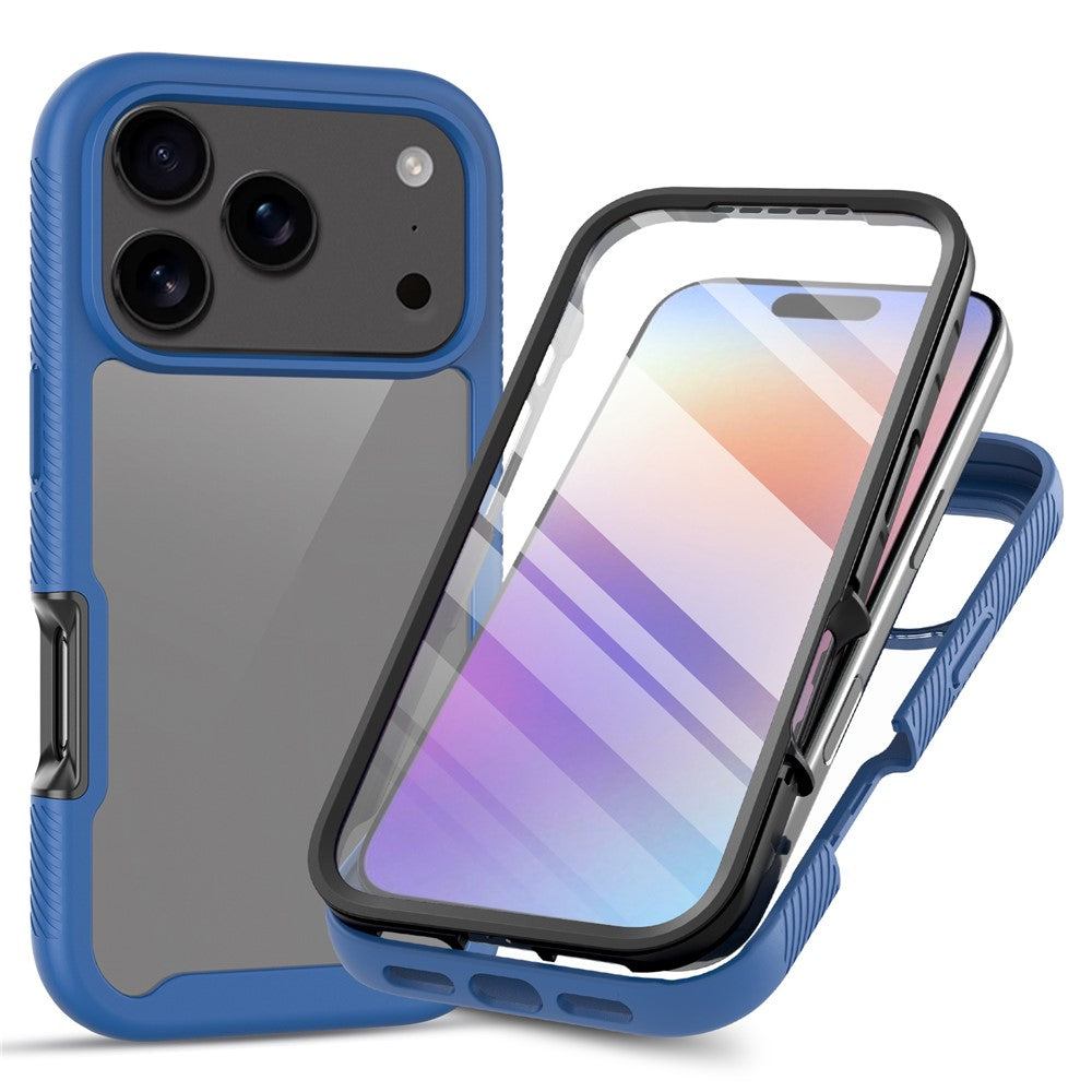 Front & Back PC + TPU Clear Case - For iPhone 17 Pro Max