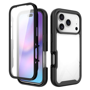 Front & Back PC + TPU Clear Case - For iPhone 17 Pro