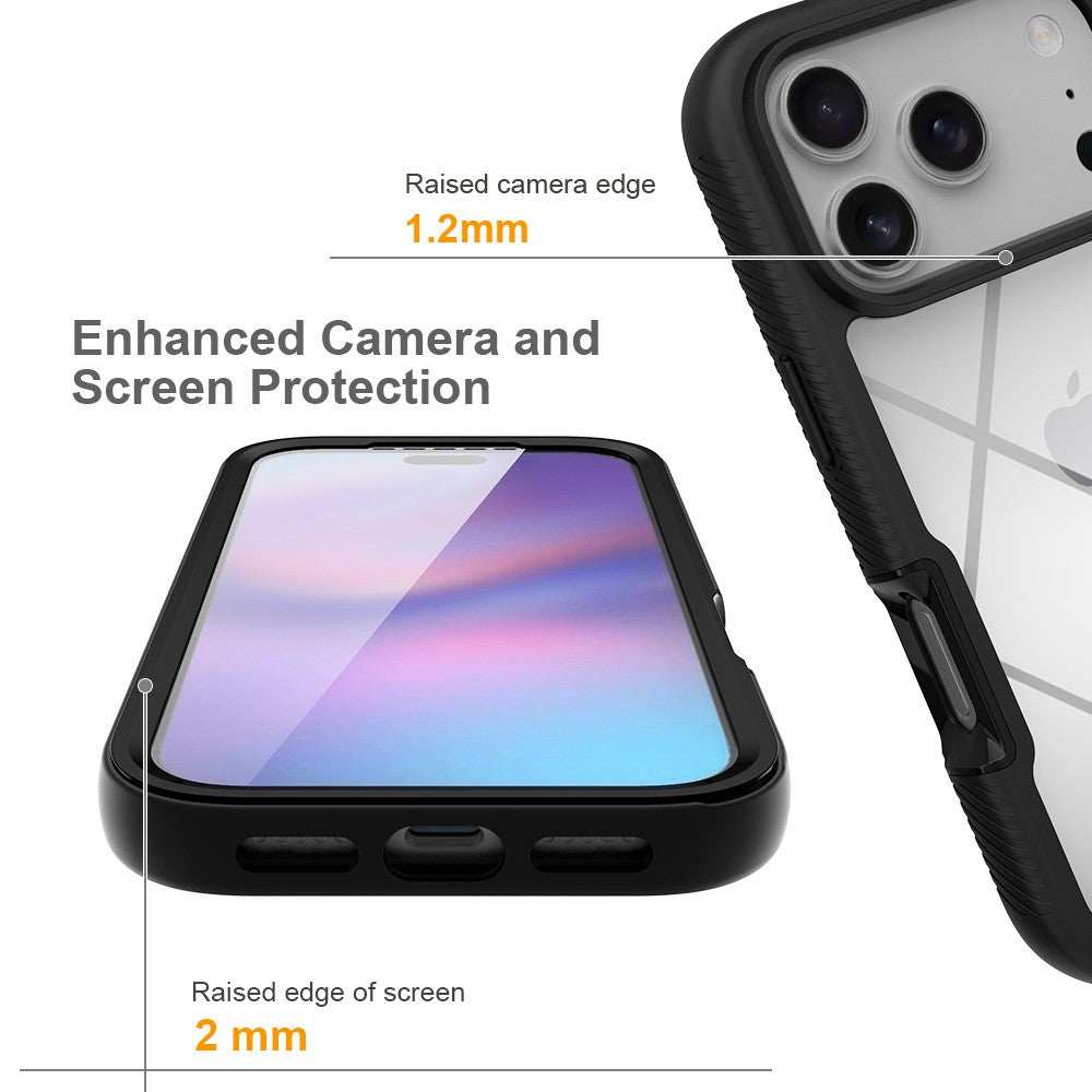 Front & Back PC + TPU Clear Case - For iPhone 17 Pro