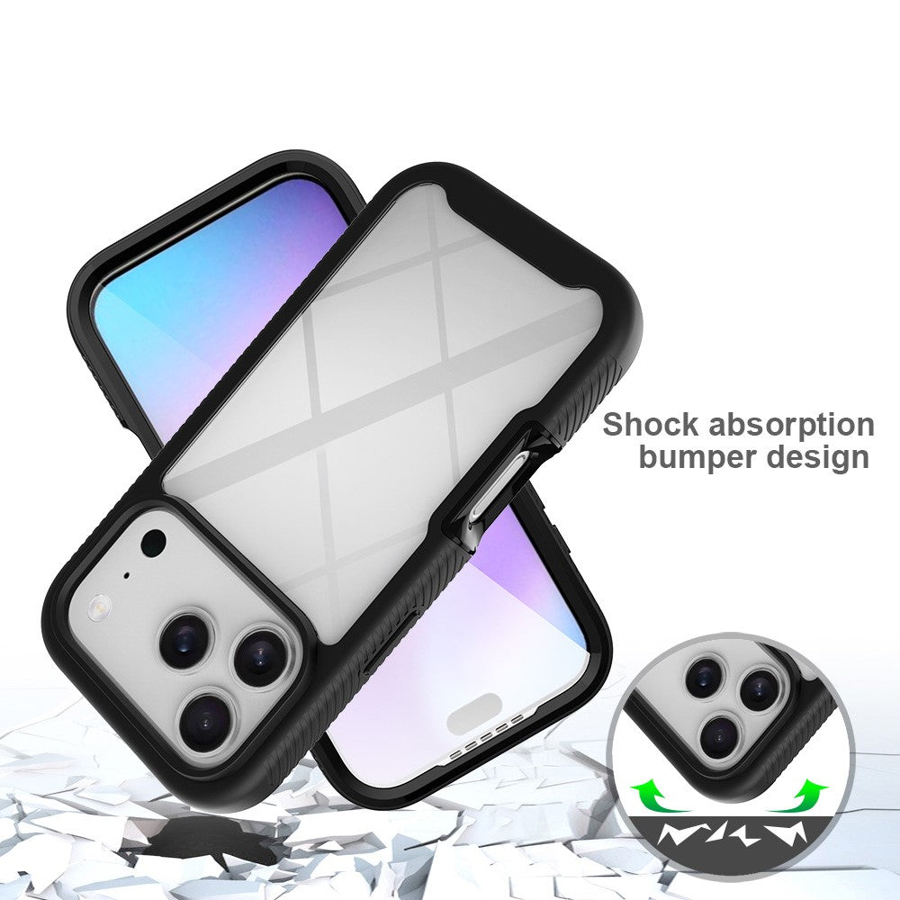 Front & Back PC + TPU Clear Case - For iPhone 17 Pro