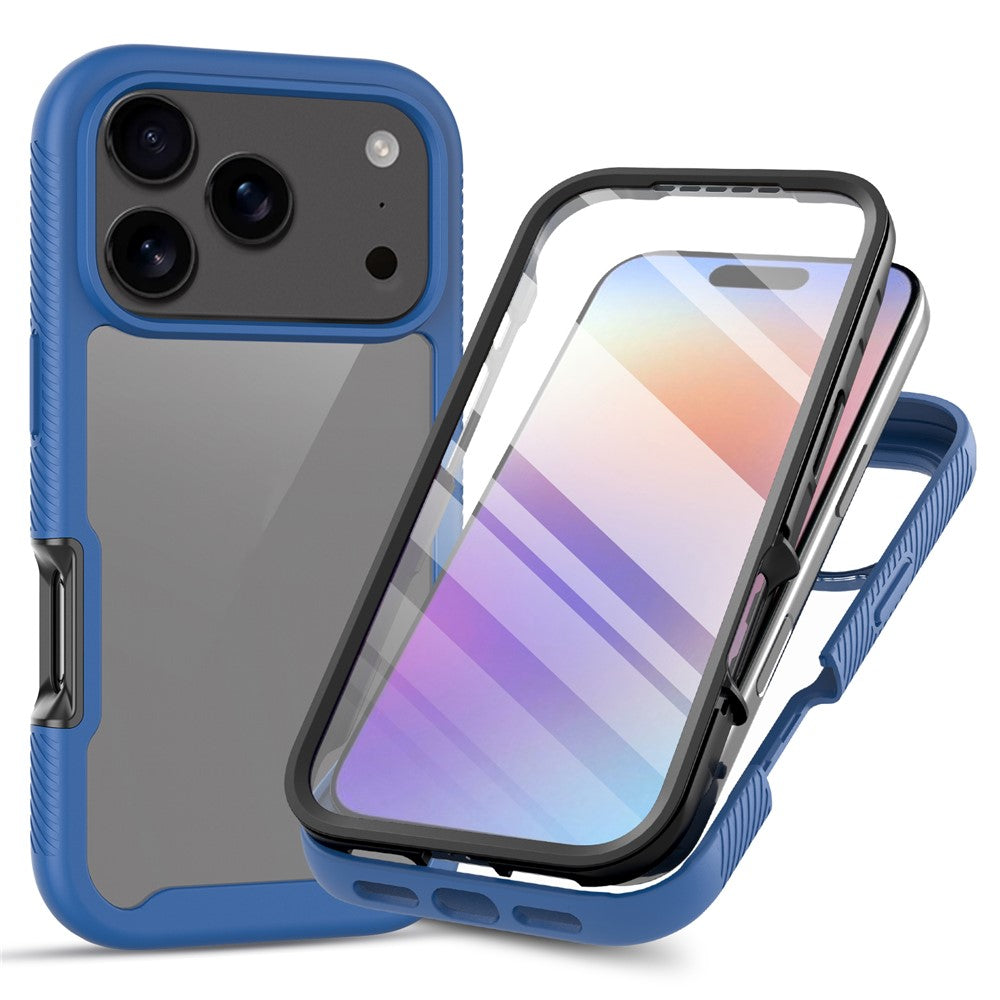 Front & Back PC + TPU Clear Case - For iPhone 17 Pro