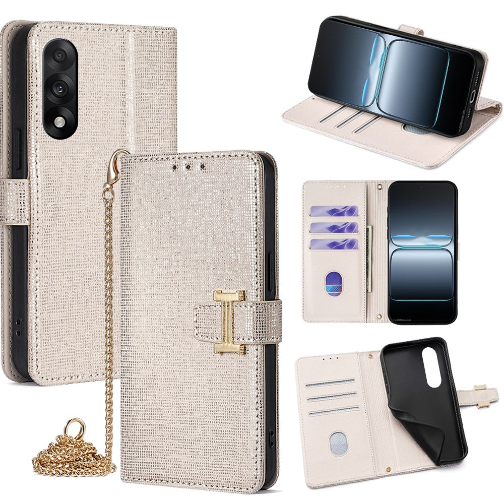 Sequins PU Leather Crossbody Wallet Case - For OnePlus Nord 5 / Ace 5 Ultra