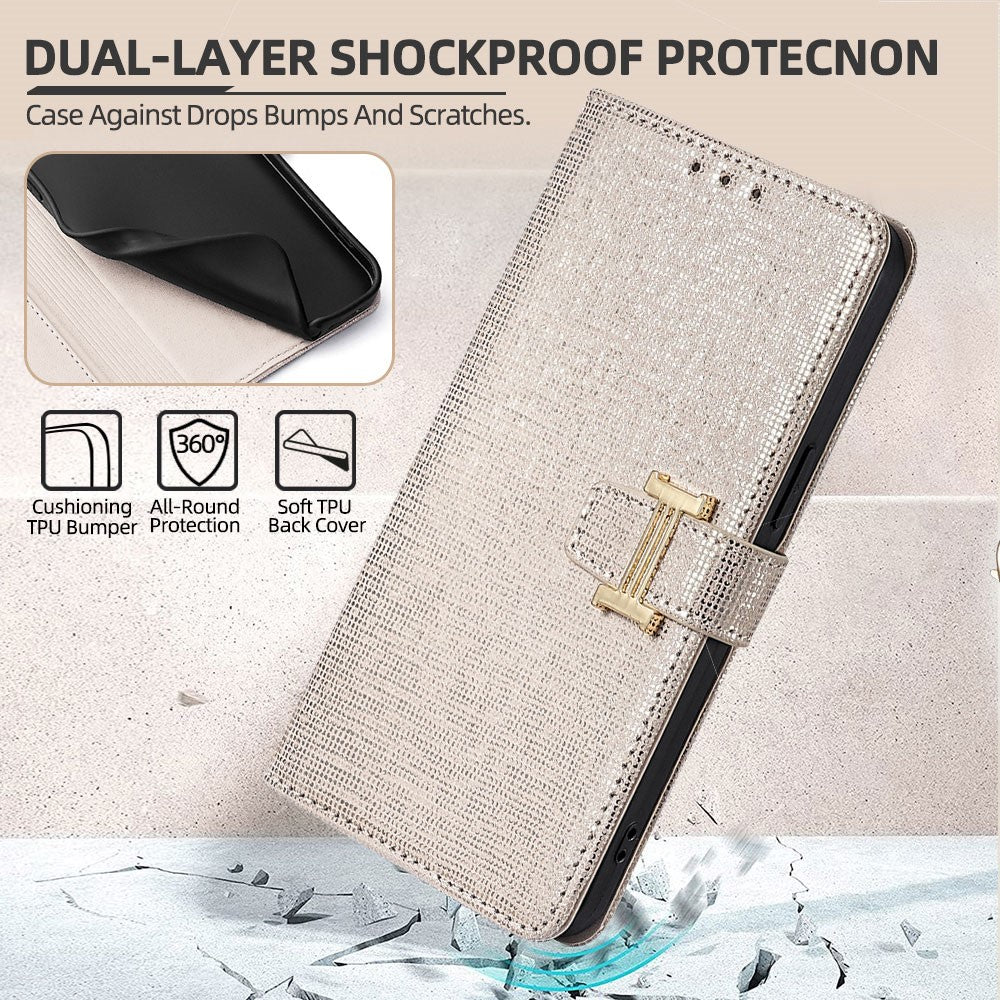 Sequins PU Leather Crossbody Wallet Case - For OnePlus Nord 5 / Ace 5 Ultra