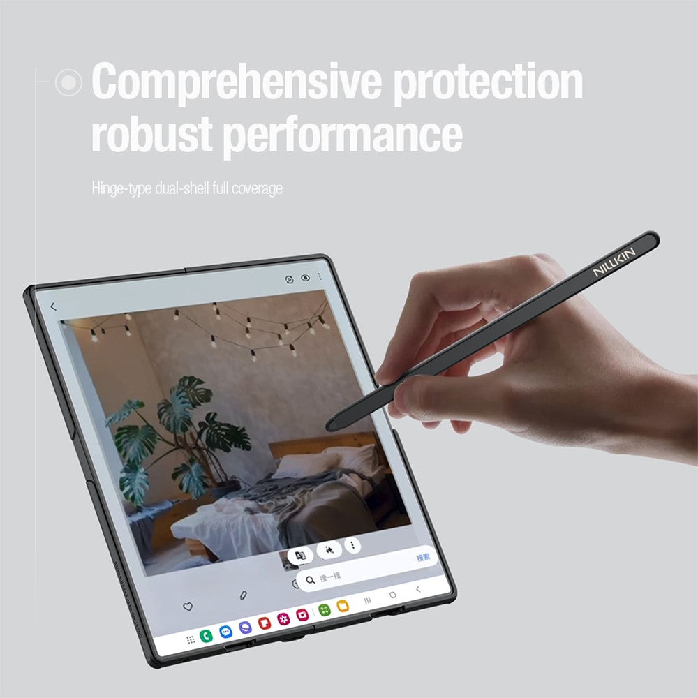 Nillkin Super Frosted Shield Fold PC Case Stylus Pen Compatible with MagSafe - For Samsung Galaxy Z Fold7
