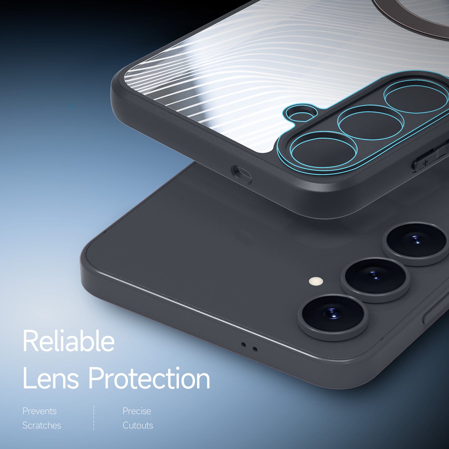 Dux Ducis Aimo Series Compatible with MagSafe PC+TPU Slim Cover (REACH Certification) - For Samsung Galaxy S25 FE