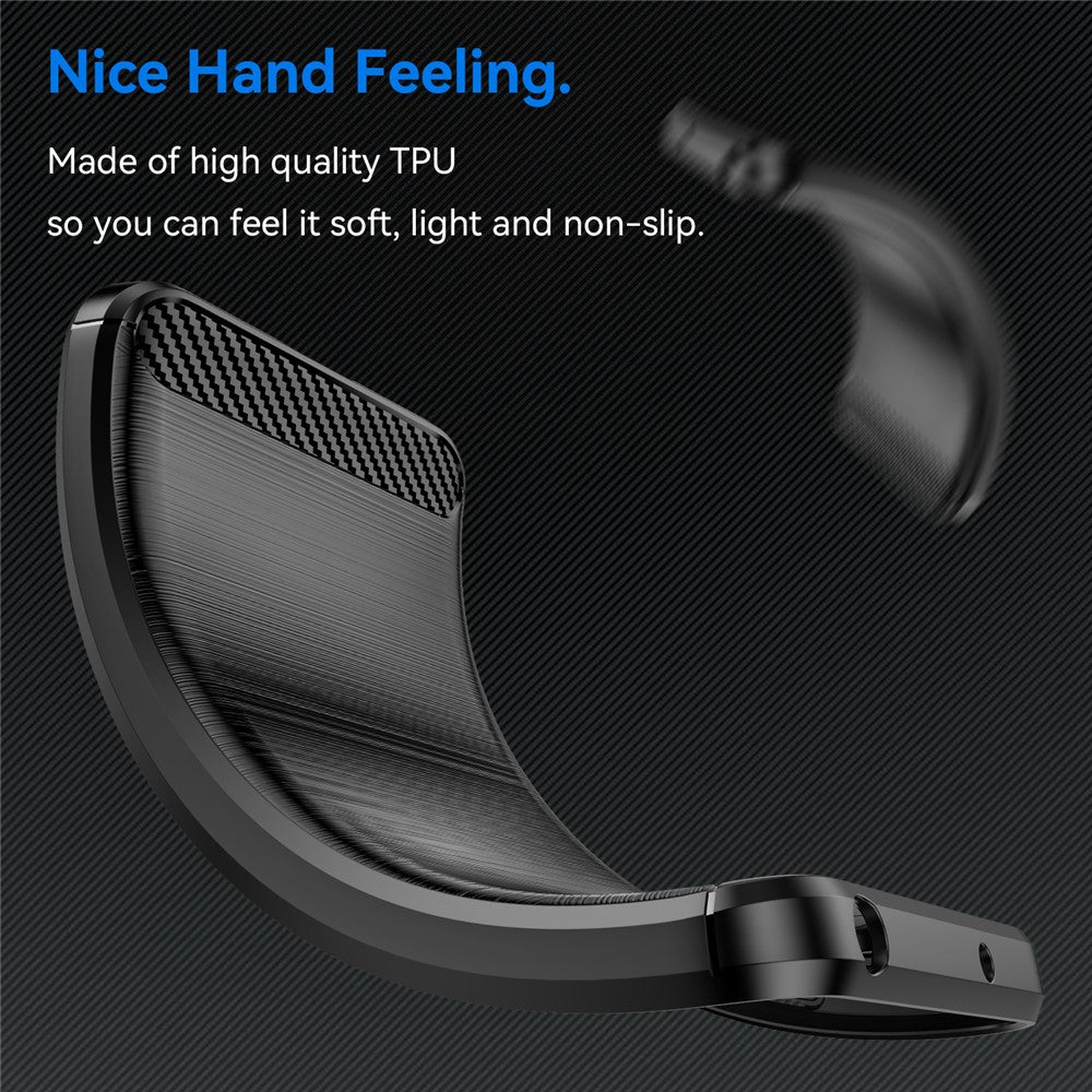 Carbon Fiber Texture Brushed Case - For OnePlus Nord CE5 / Ace 5 Racing