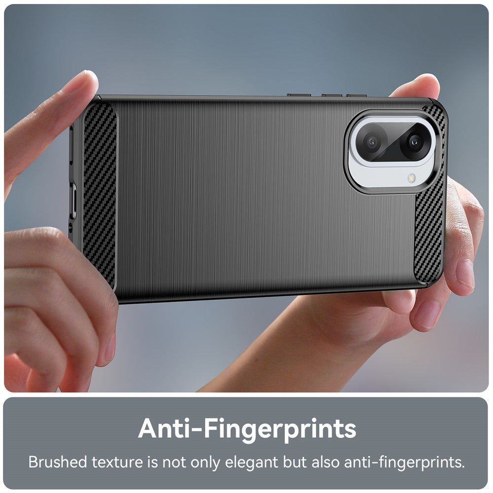 Carbon Fiber Texture Brushed Case - For OnePlus Nord CE5 / Ace 5 Racing