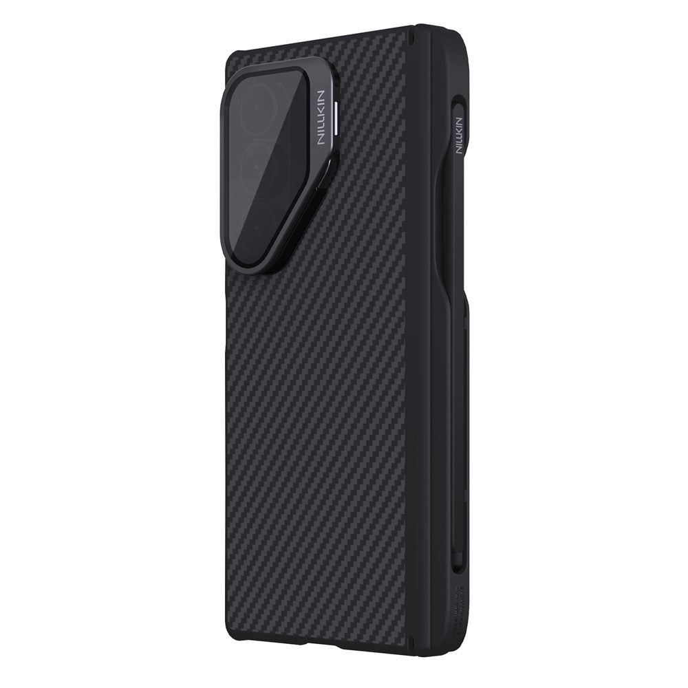 Nillkin CarboProp Magnetic Case Clear Black Lens Lid Aramid Fiber Phone Cover with Stylus Pen - For Samsung Galaxy Z Fold7