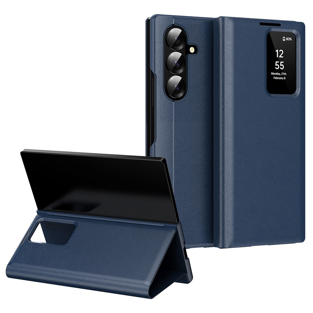 View Window PU Leather Wallet Case - For Samsung Galaxy Z Fold7