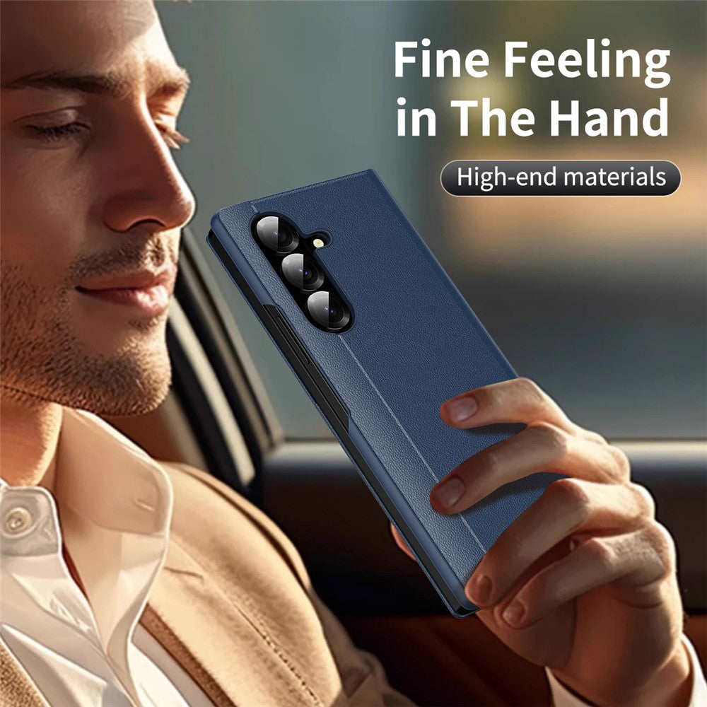 View Window PU Leather Wallet Case - For Samsung Galaxy Z Fold7