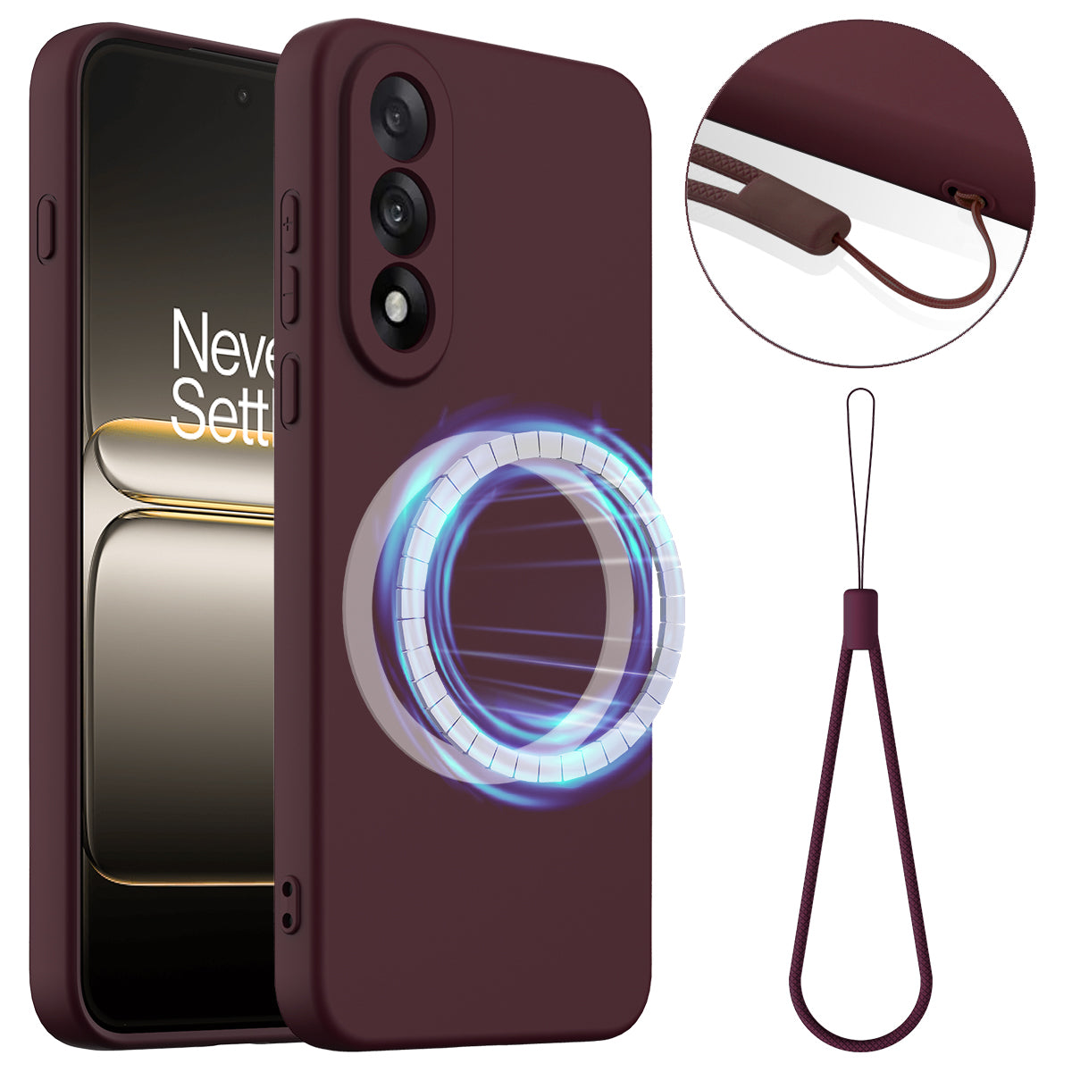 Liquid Silicone Case Compatible with MagSafe - For OnePlus Nord 5