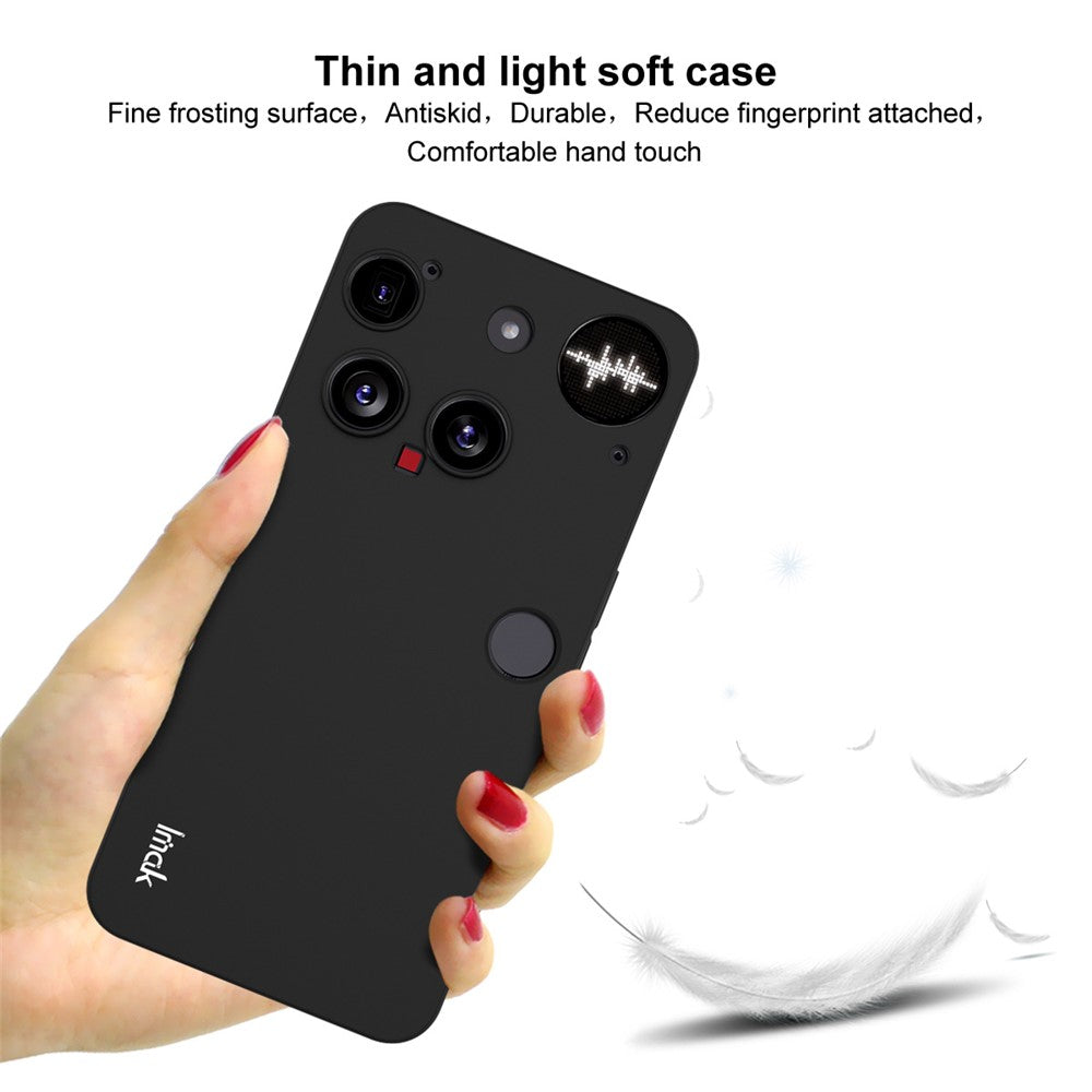 IMAK UC-3 Series Matte Soft TPU Black Case - For Nothing Phone (3)