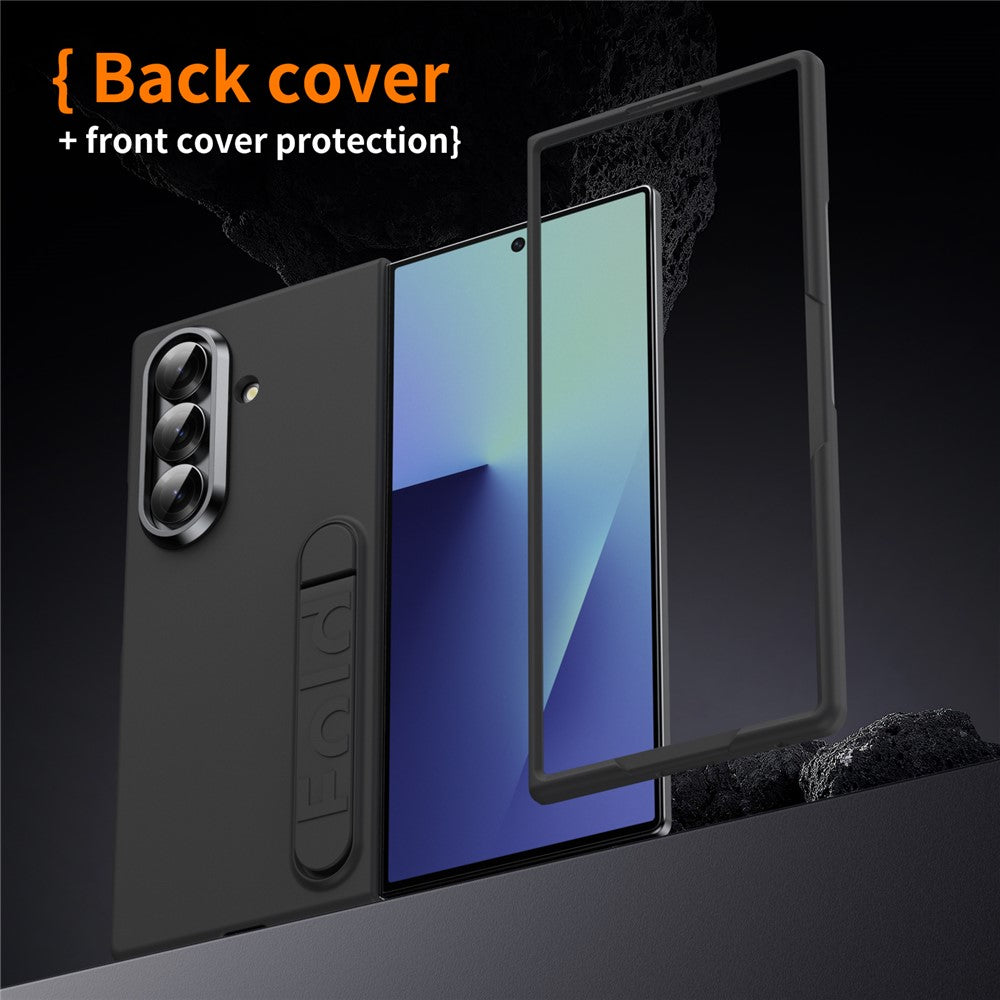 Kickstand PC Cover with Tempered Glass Case - For Samsung Galaxy Z Fold7