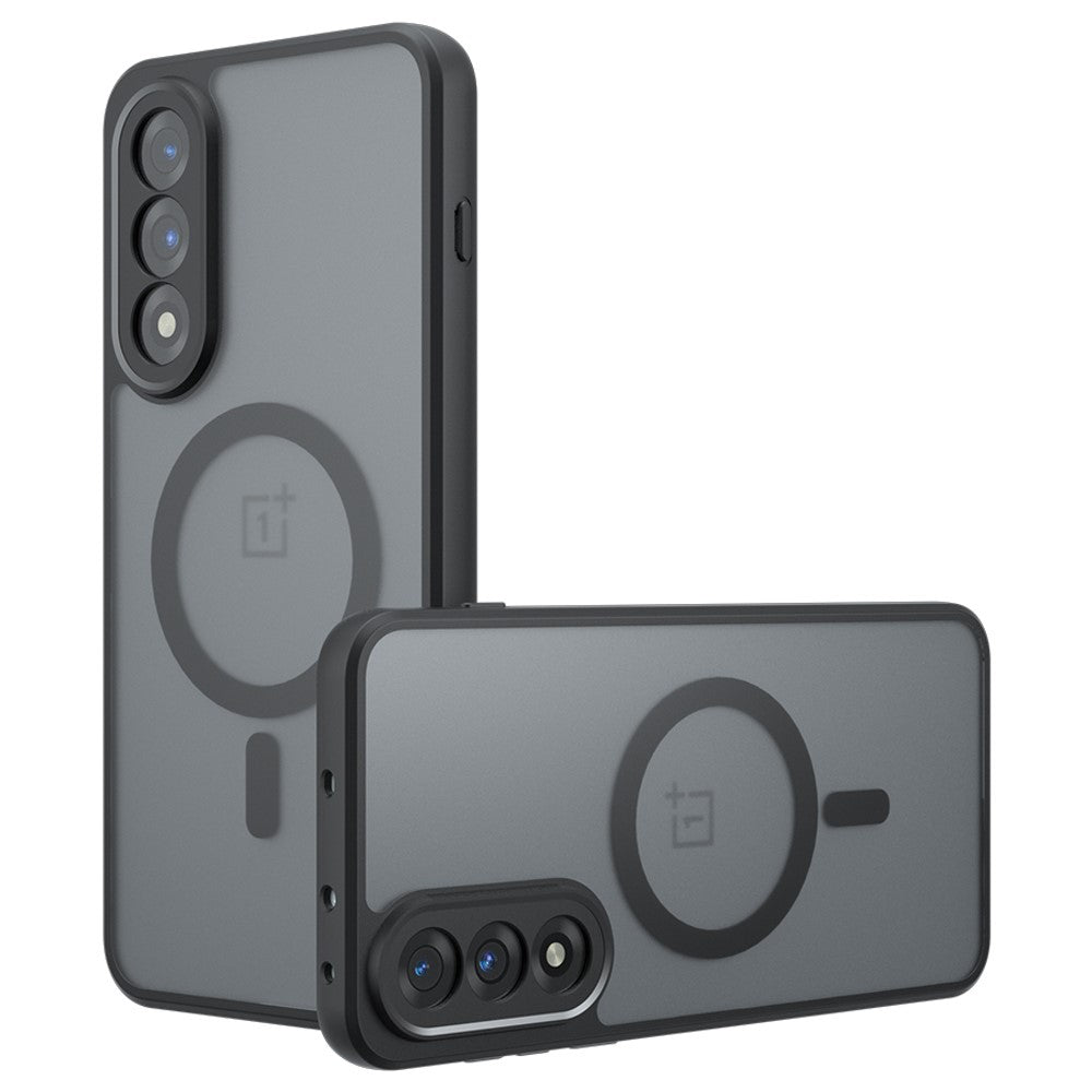 TPU + PC Matte Black Case Compatible with MagSafe - For OnePlus Nord 5 / Ace 5 Ultra