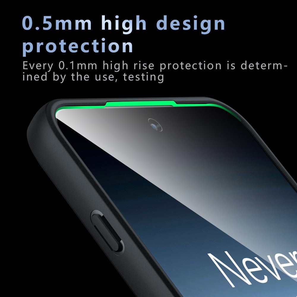 TPU + PC Matte Black Case Compatible with MagSafe - For OnePlus Nord 5 / Ace 5 Ultra