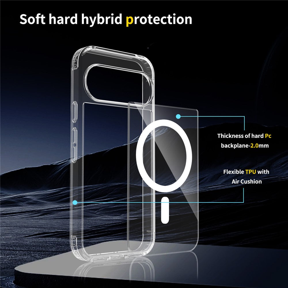 2.0mm TPU + PC Clear MagSafe Case - For Google Pixel 10 / 10 Pro