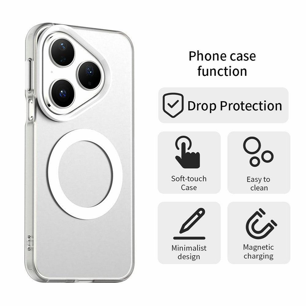 Hybrid Case Compatible with MagSafe - For Huawei Pura 80