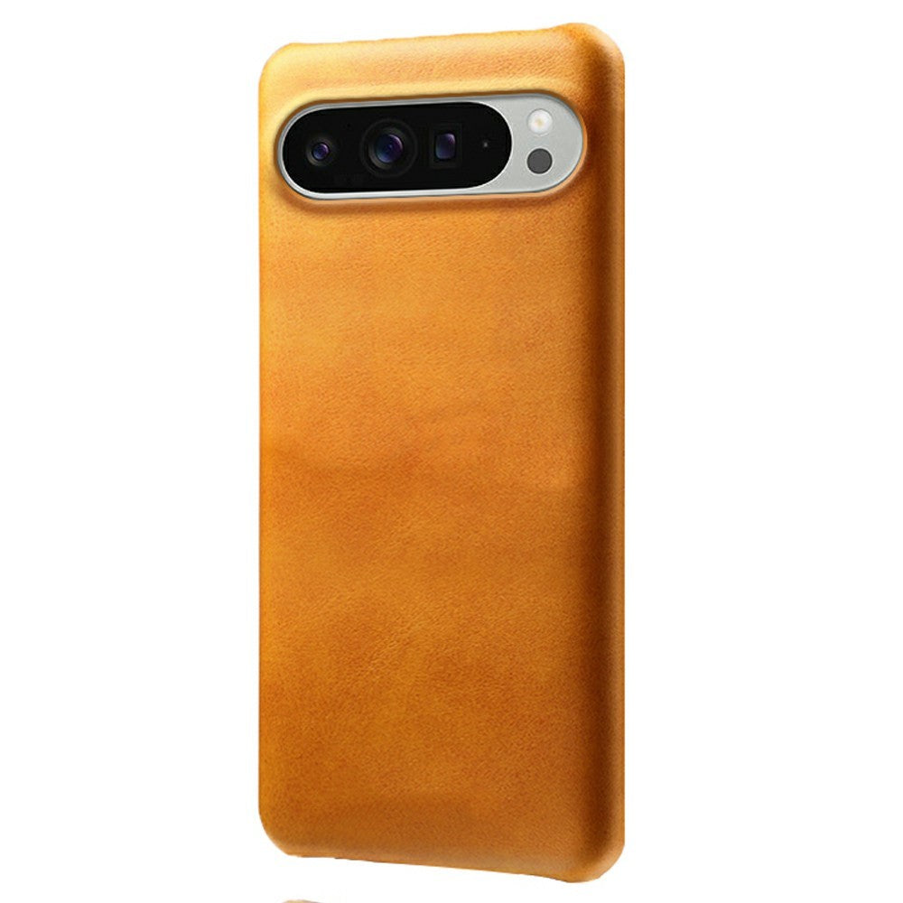 Calf Texture PU Leather Hard PC Case - For Google Pixel 10 Pro XL