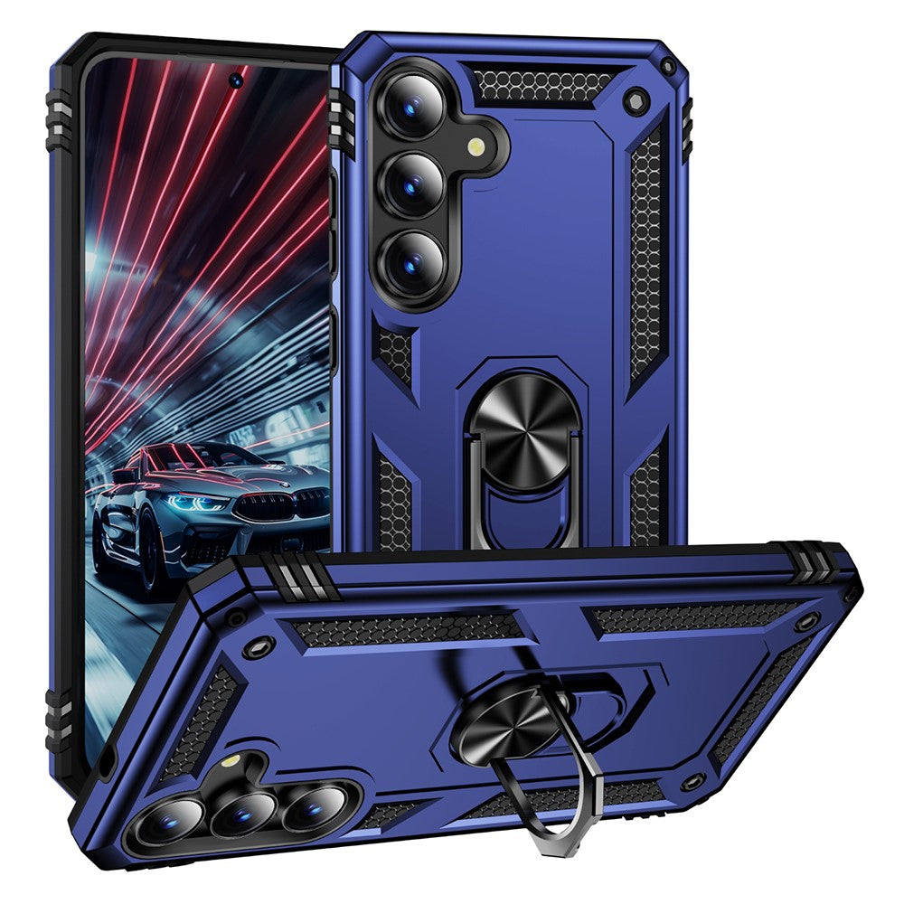 PC + TPU Case Phone Cover with Kickstand - For Samsung Galaxy S25 FE