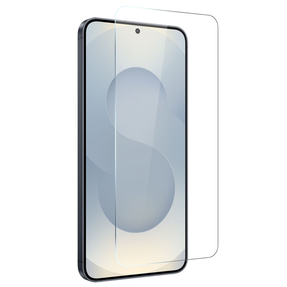 NORTHJO Soft TPU Clear Phone Case with Tempered Glass Screen Protector - For Samsung Galaxy S25 FE