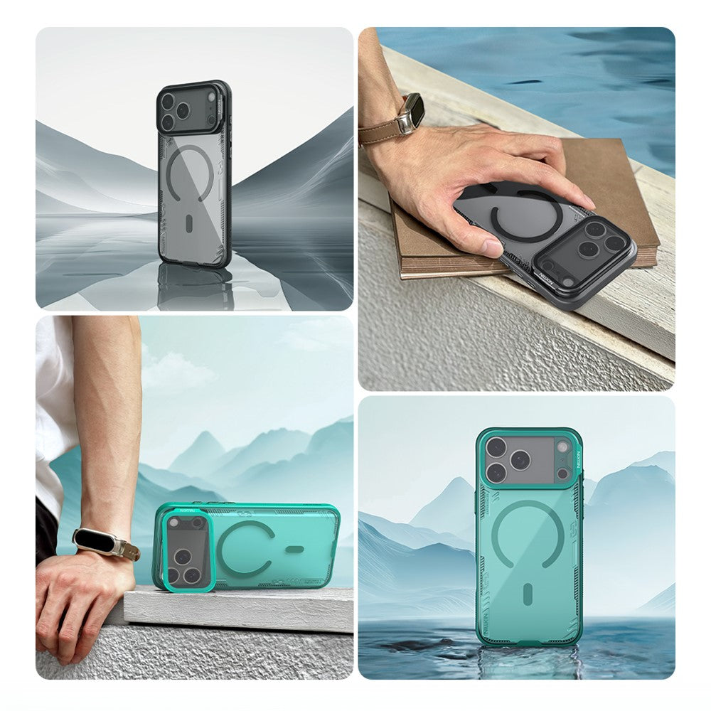 Nillkin Iceblade CamProp MagSafe Case PC TPU Cover - For iPhone 17 Pro Max