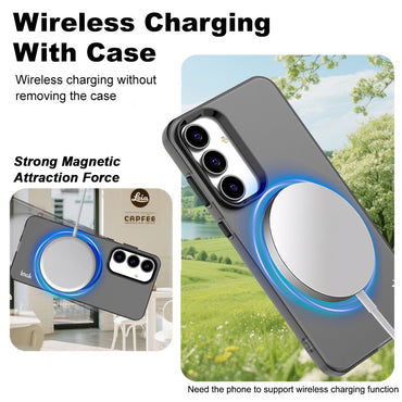 Imak Candy Colour TPU + PET Case Compatible with MagSafe - For Samsung Galaxy S25 FE